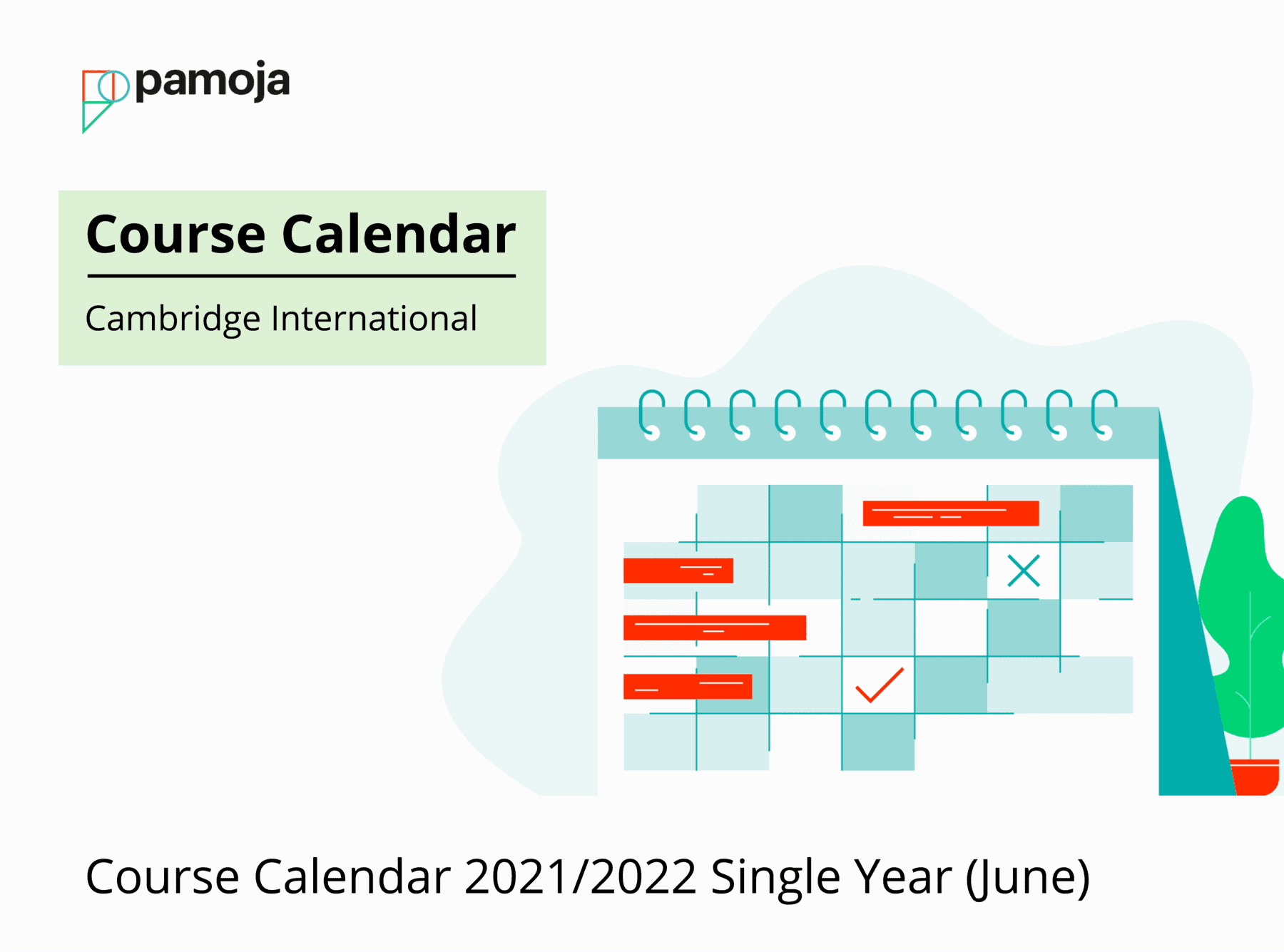 Course Calendar 2021/2022 Single Year Courses (June)